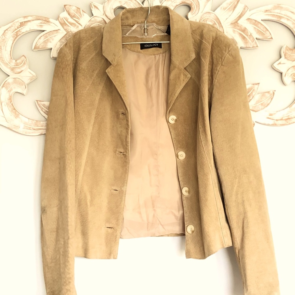Ideology tan suede jacket